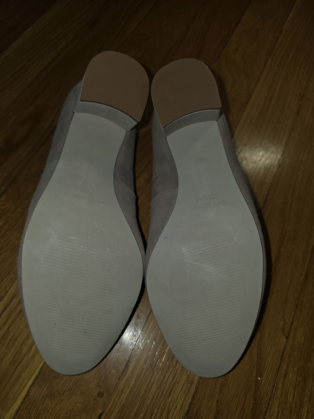 Walking Cradles Taupe Suede Pumps 7.5 WW - Picture 3 of 5